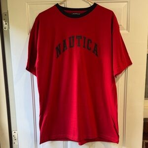 Nautica Men's Bold Red Tee